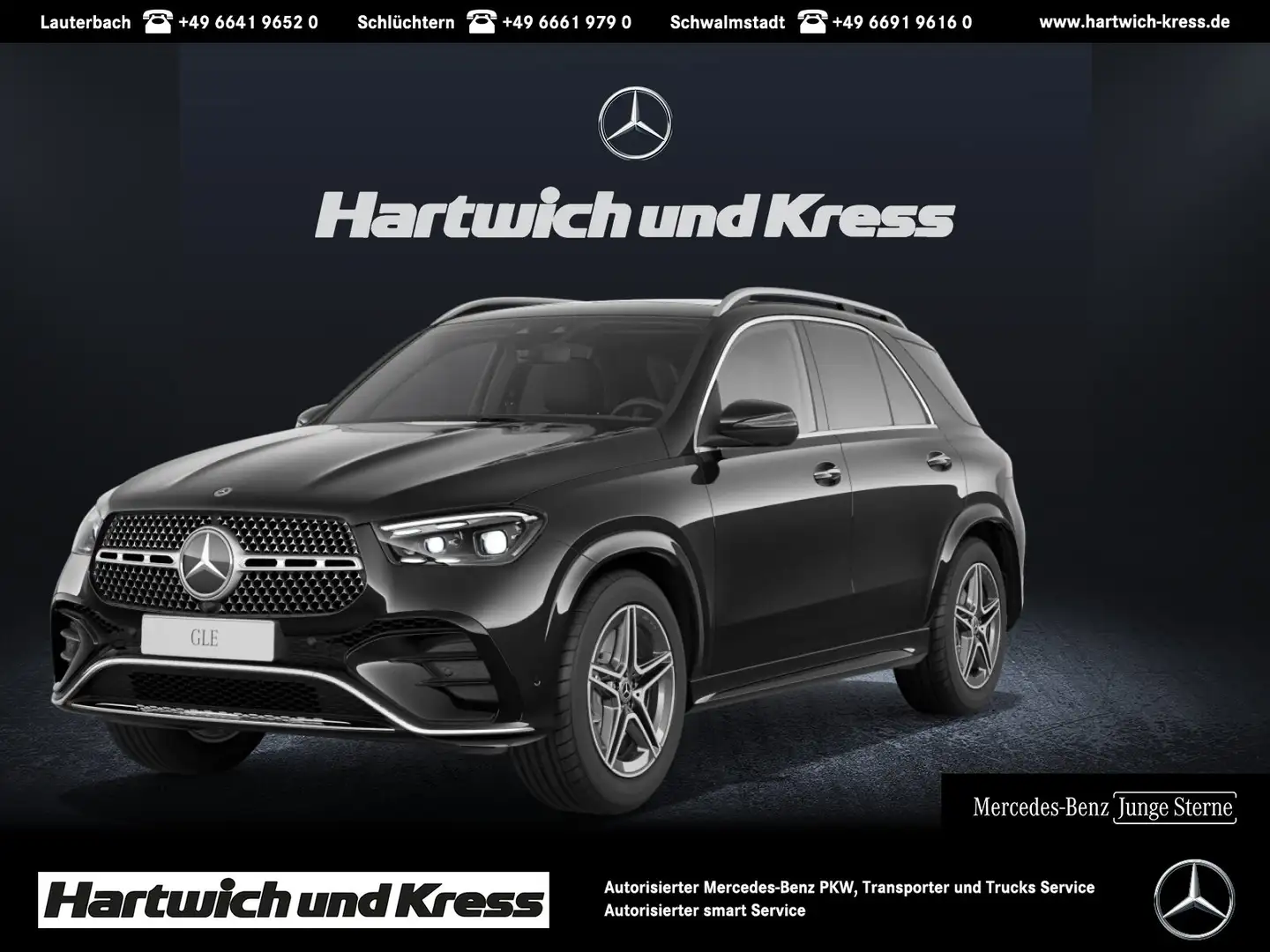 Mercedes-Benz GLE 580 GLE 580 4Matic AMG Line+Pano+AHK+Burmester+ShzFond Zwart - 1