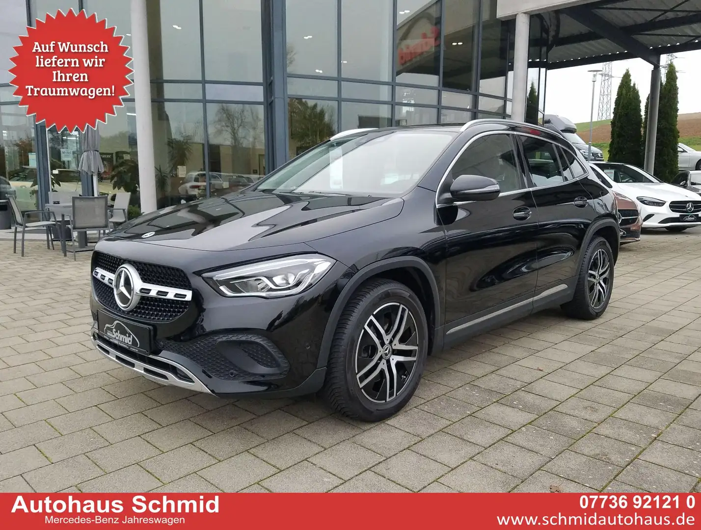 Mercedes-Benz GLA 220 d, Progressive, 4 Matic, AHK, LED, Business-Pak... Schwarz - 1