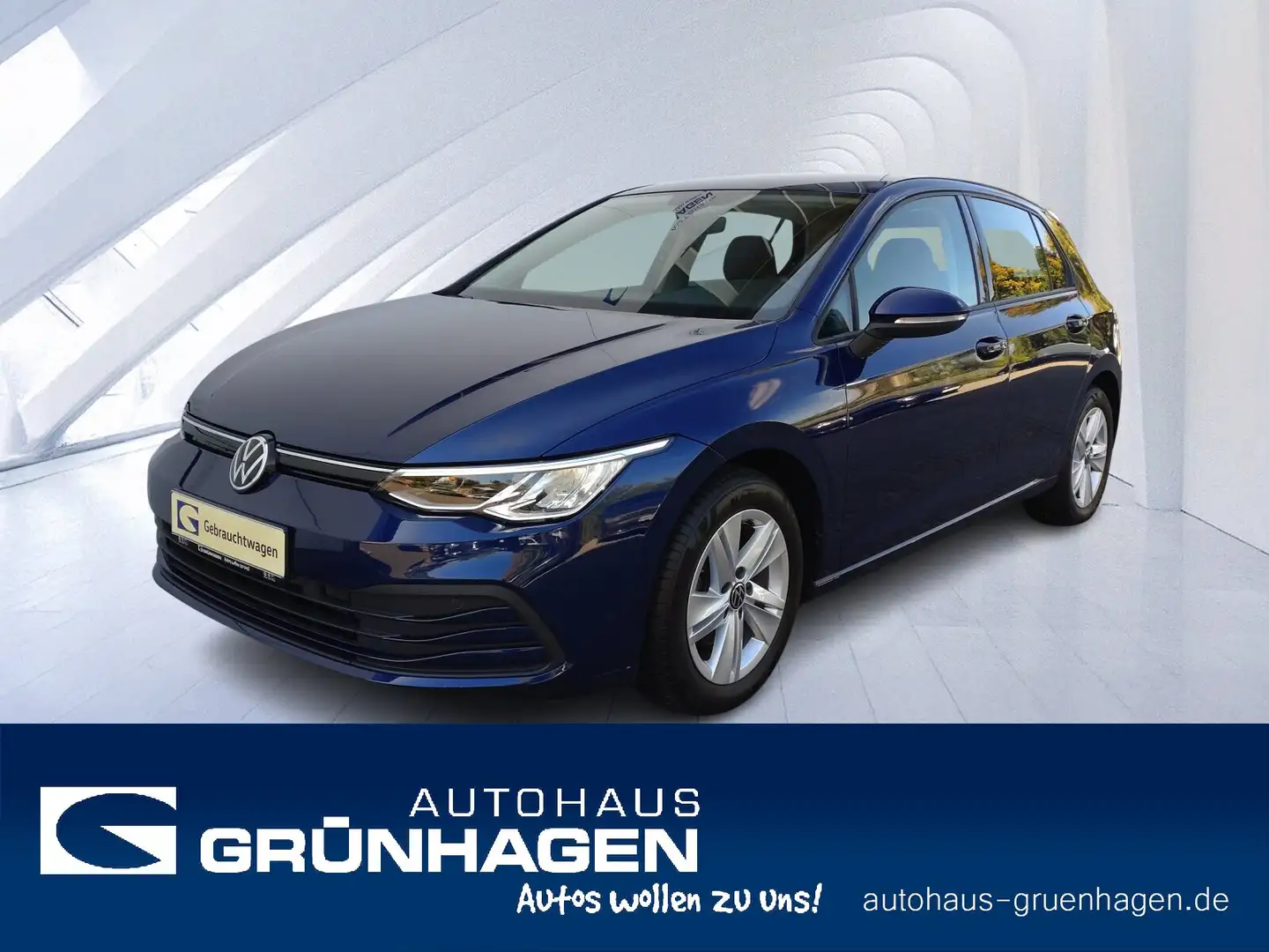 Volkswagen Golf Golf VIII 1.5 TSI Life Klima/LED Keyless-Start Bleu - 1