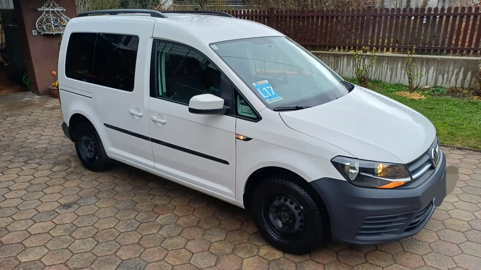 Volkswagen Caddy Kombi Comfortline 1,4 TGI Weiß - 2