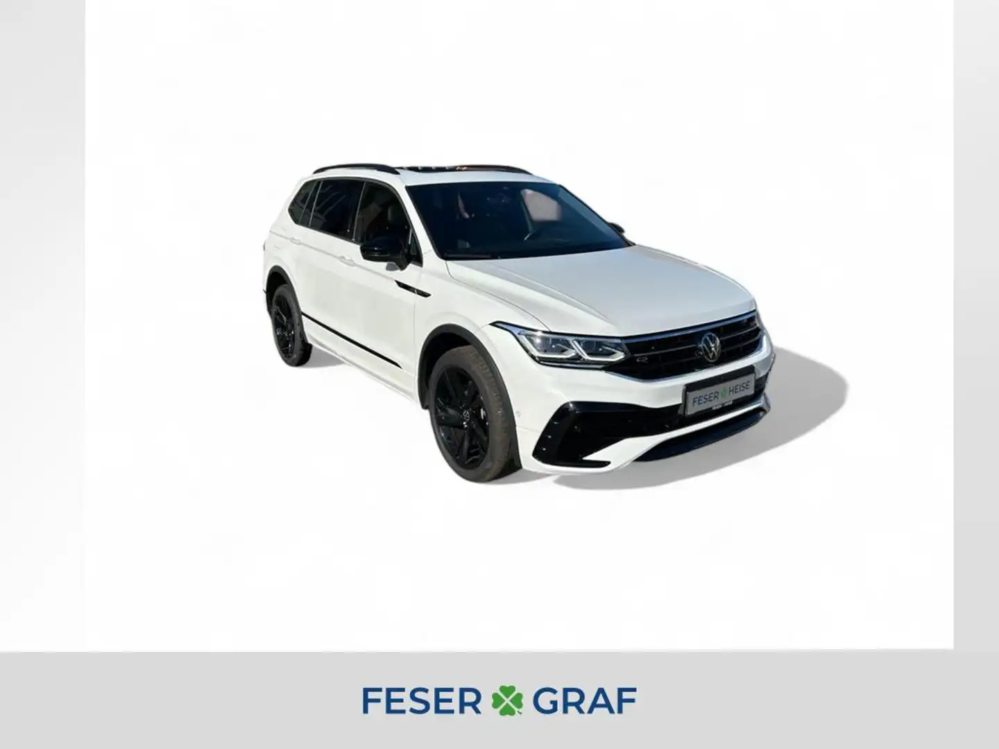 Volkswagen Tiguan Allspace R-Line 2.0TDI 4Motion IQ.Light/Pano/Navi/360°Cam/A Weiß - 1