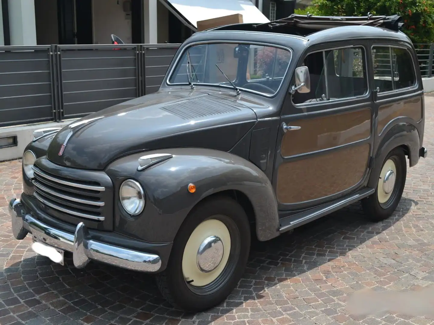 Fiat Topolino 500C Belvedere Gris - 1