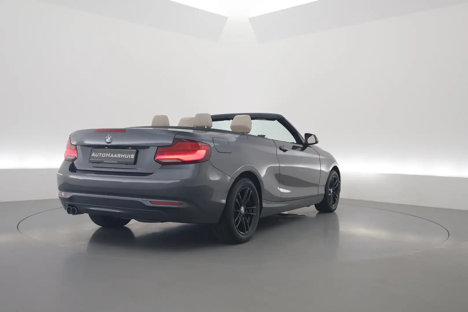 BMW 220 2-serie Cabrio 220d | Leder | Stoelverw. | Navi | Gris - 2