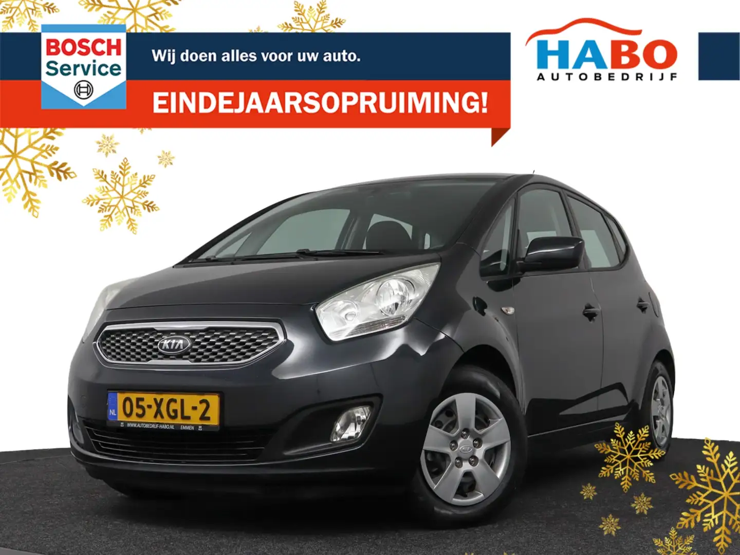 Kia Venga 1.4 CVVT PLUS PACK NAVIGATOR AC/CRUISE/NAV/CAMERA/ Schwarz - 1