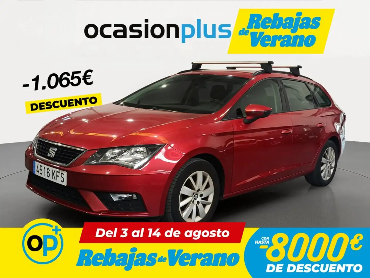 SEAT Leon ST 1.6TDI CR S&S Reference 115 Rojo - 1