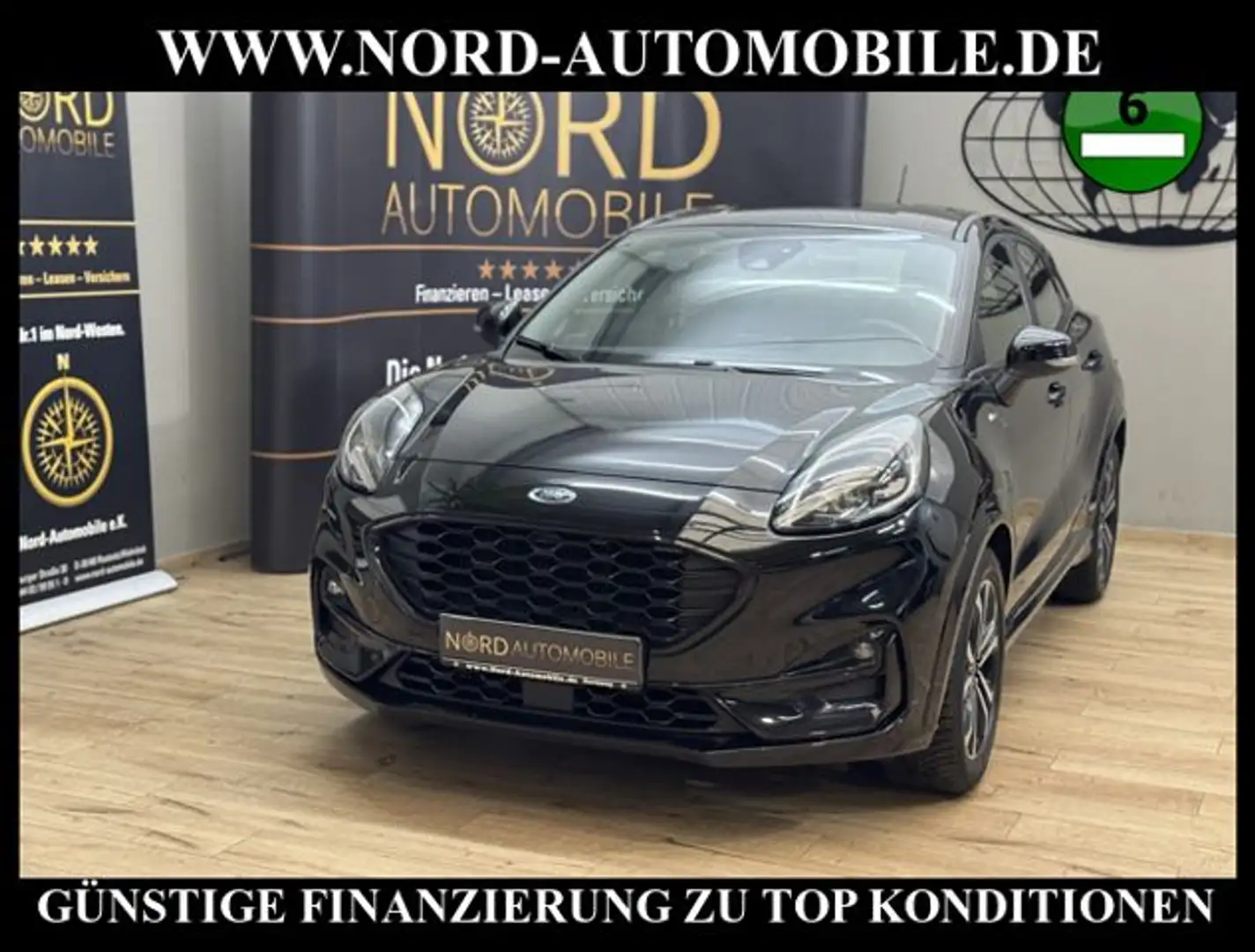Ford Puma ST-LINE *LED*NAVI*VIRTUAL*SHZ*17ZOLL* ST-Line Чорний - 1