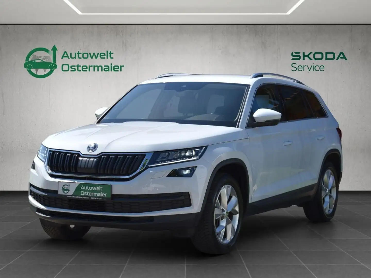 Skoda Kodiaq 1.4 TSI Style 4x4*Smartlink*elektr.Heckkl Weiß - 1
