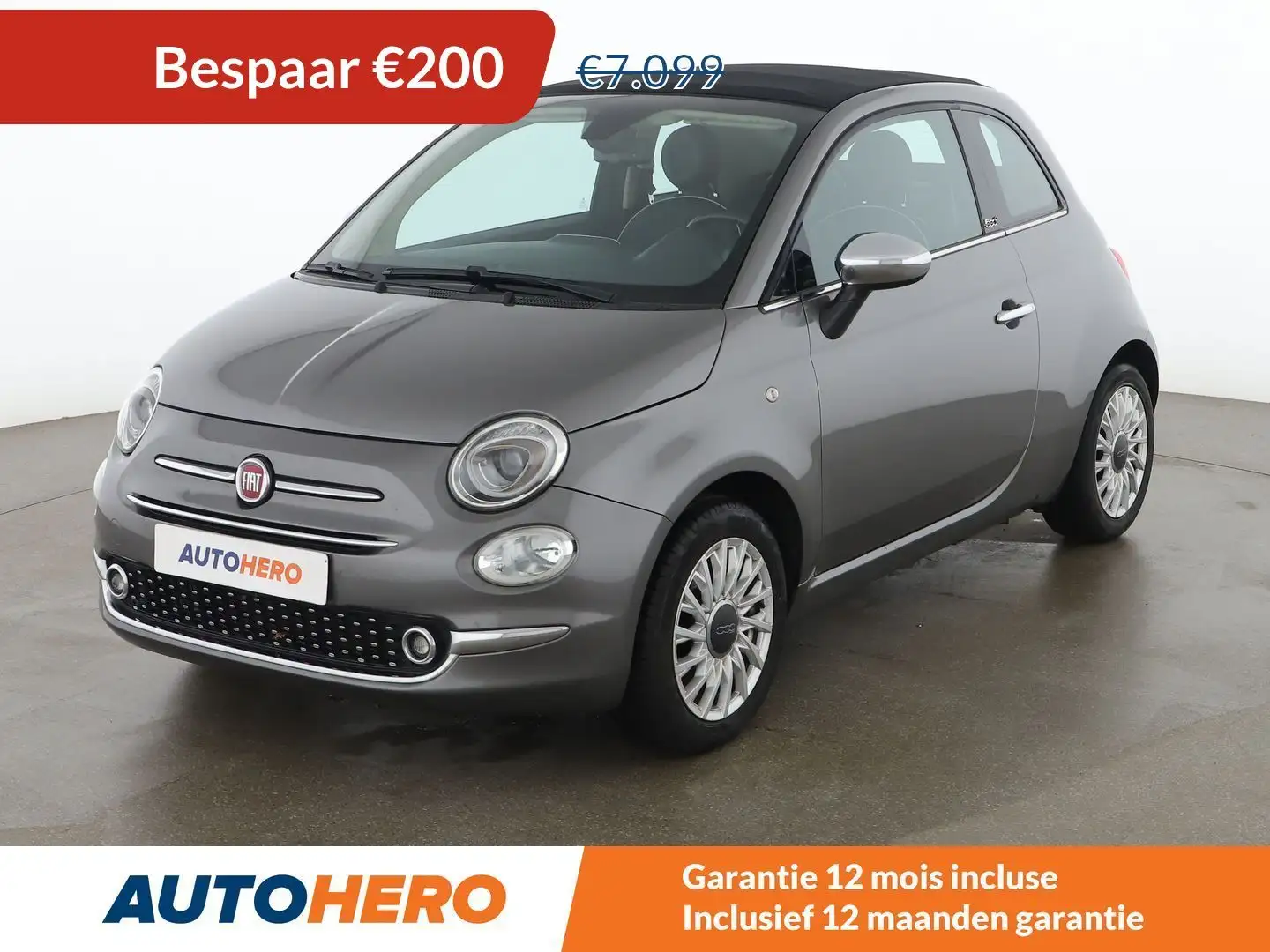 Fiat 500C 0.9 Lounge Grau - 1
