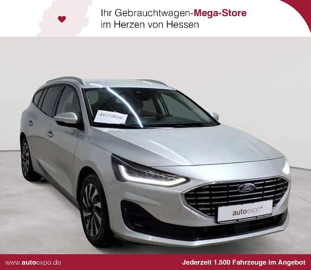 Ford Focus Focus Turnier 1.5 EcoBlue Aut. TITANIUM X ahk Argent - 1