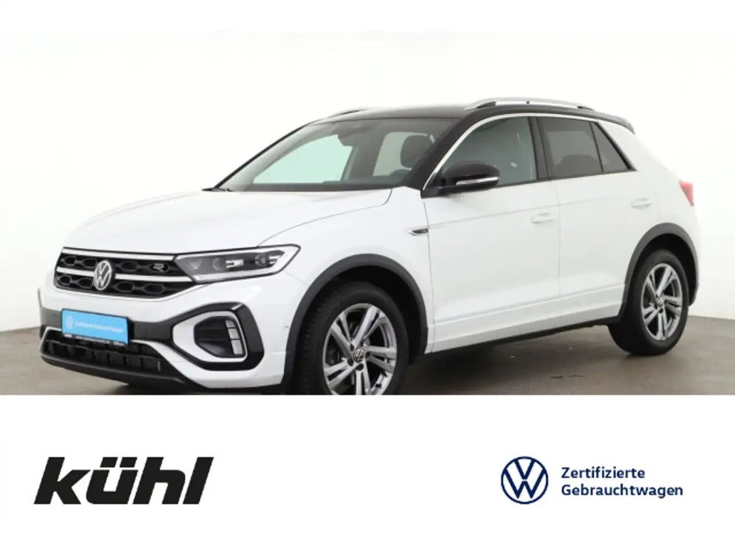 Volkswagen T-Roc 1.5 TSI DSG R-Line AHK/Kamera/Navi/LED+/Pa Weiß - 1