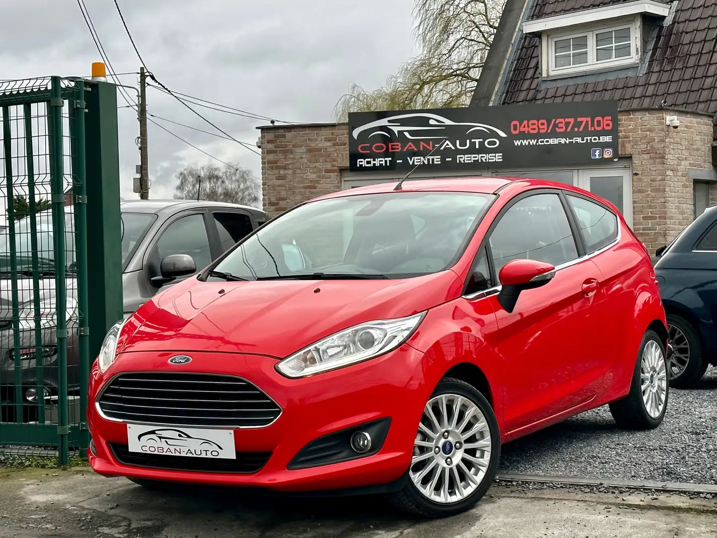 Ford Fiesta 1.0i Titanium ✅GARANTIE 12 MOIS✅ Rouge - 1