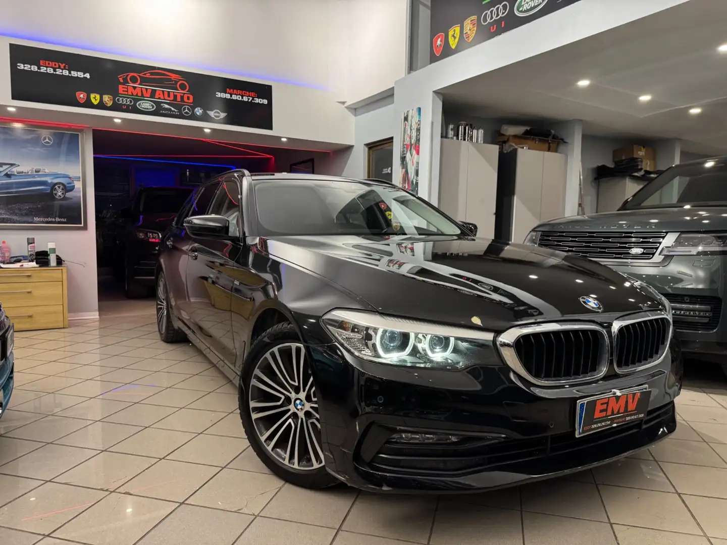 BMW 520 520d aut. Touring Sport Line Nero - 1