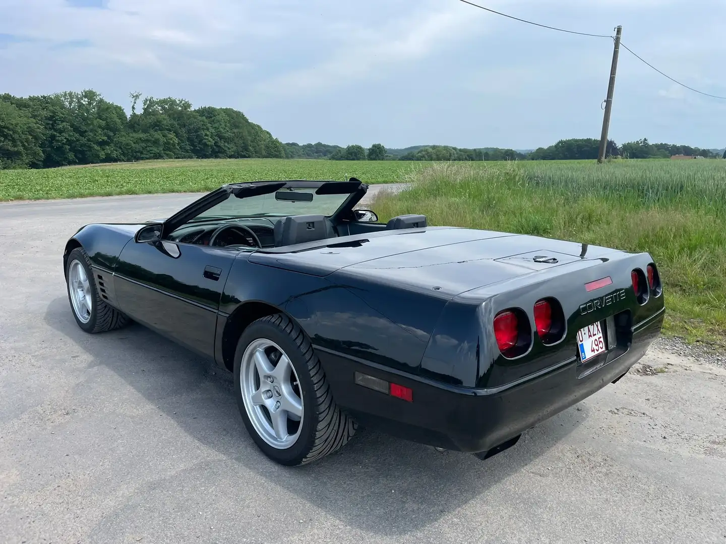Corvette C4 5,7L V8 LT1, 306ch!, RARE ZF 6 Vitesses Cabrio! Negro - 2