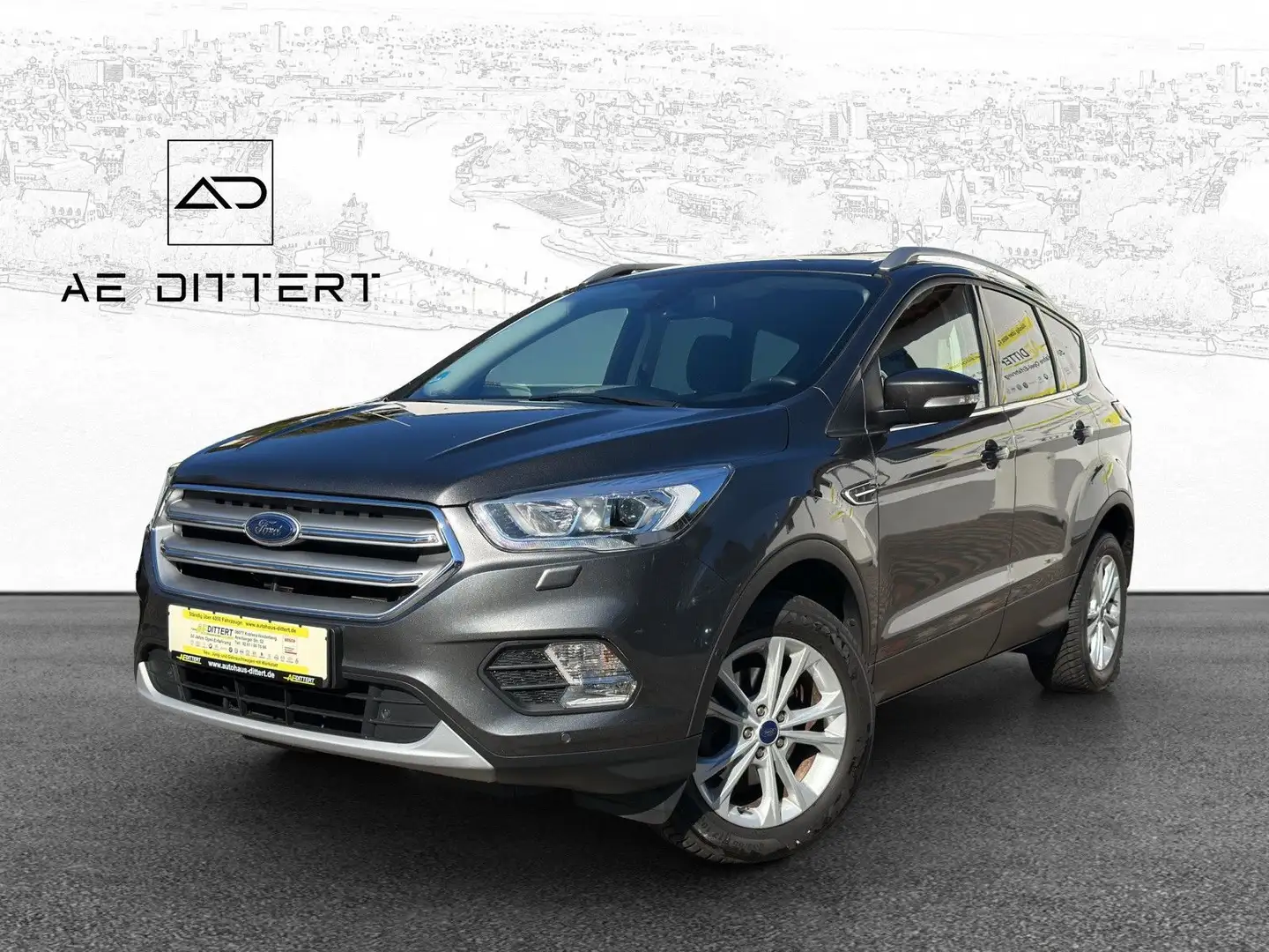 Ford Kuga Titanium+Gepflegt+Navi/Carplay+Cam+ Grau - 1