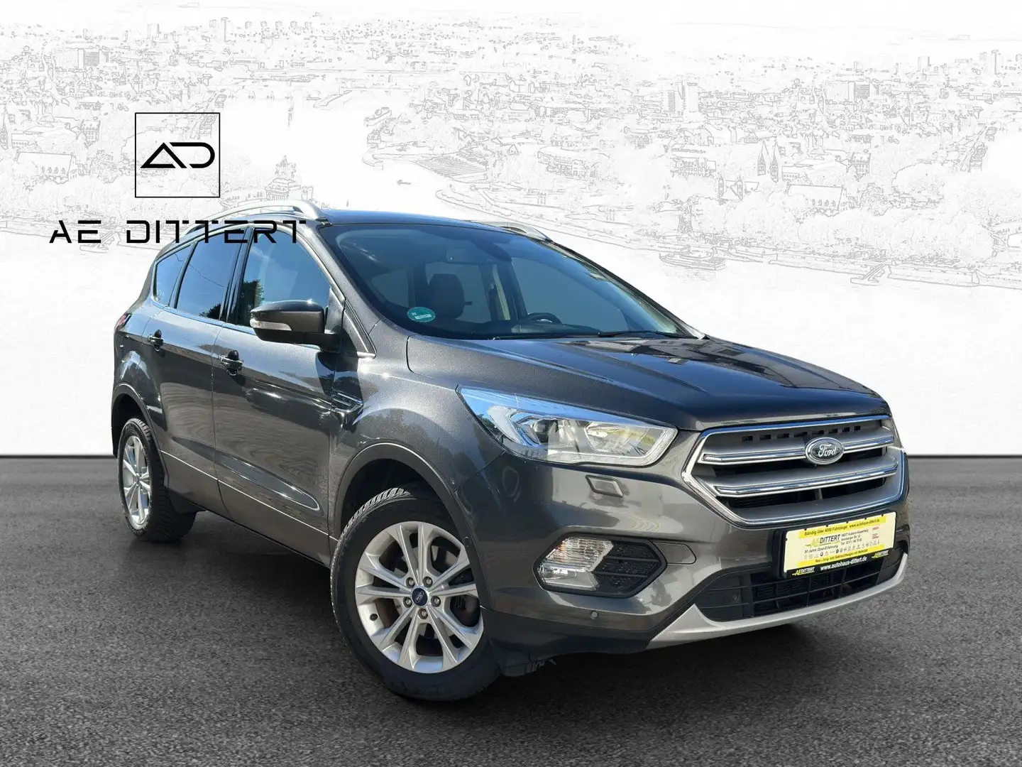 Ford Kuga Titanium+Gepflegt+Navi/Carplay+Cam+ Grau - 2