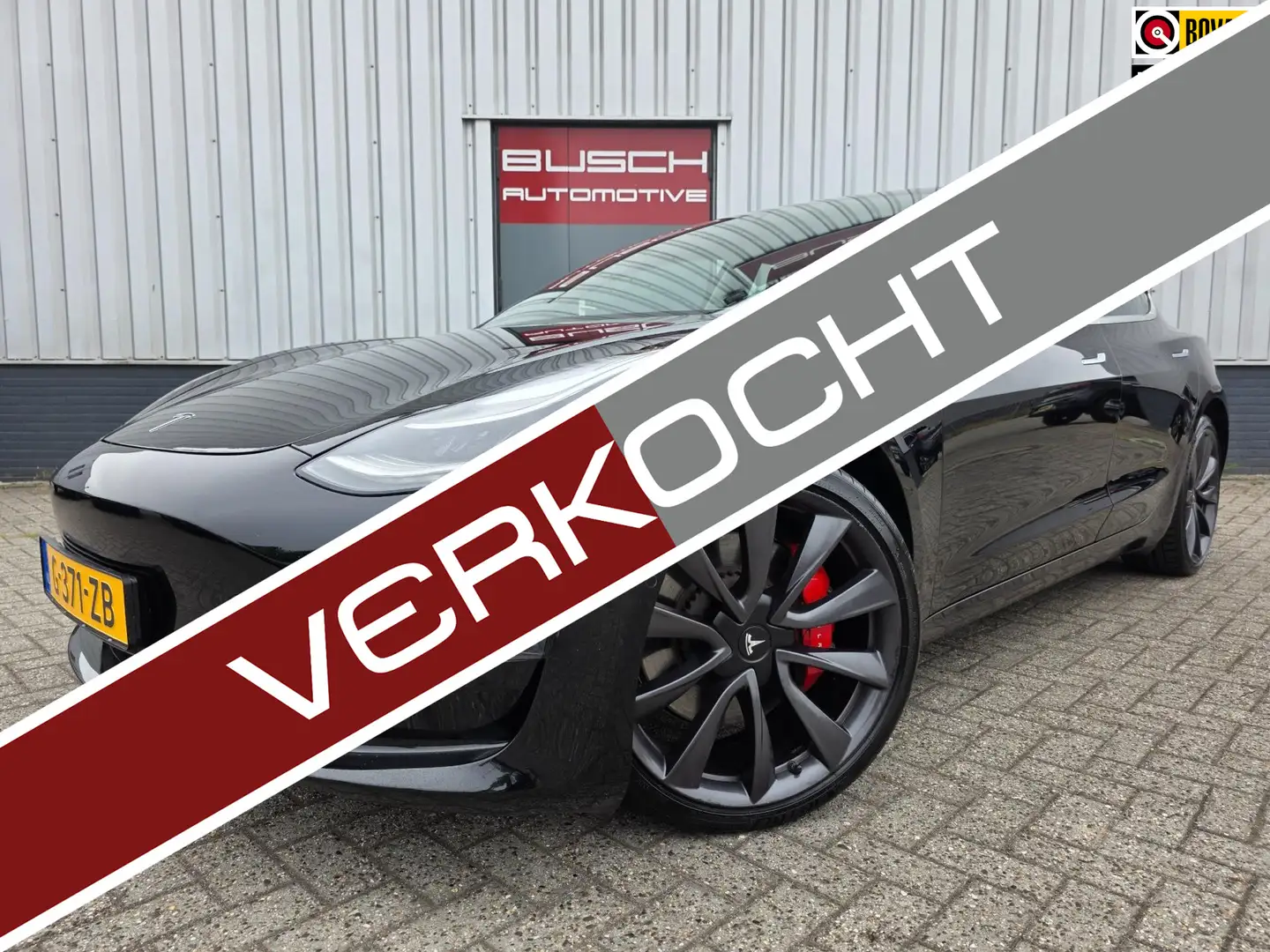 Tesla Model 3 Performance AWD 75 kWh VAN 1e EIGENAAR | 462PK Noir - 1