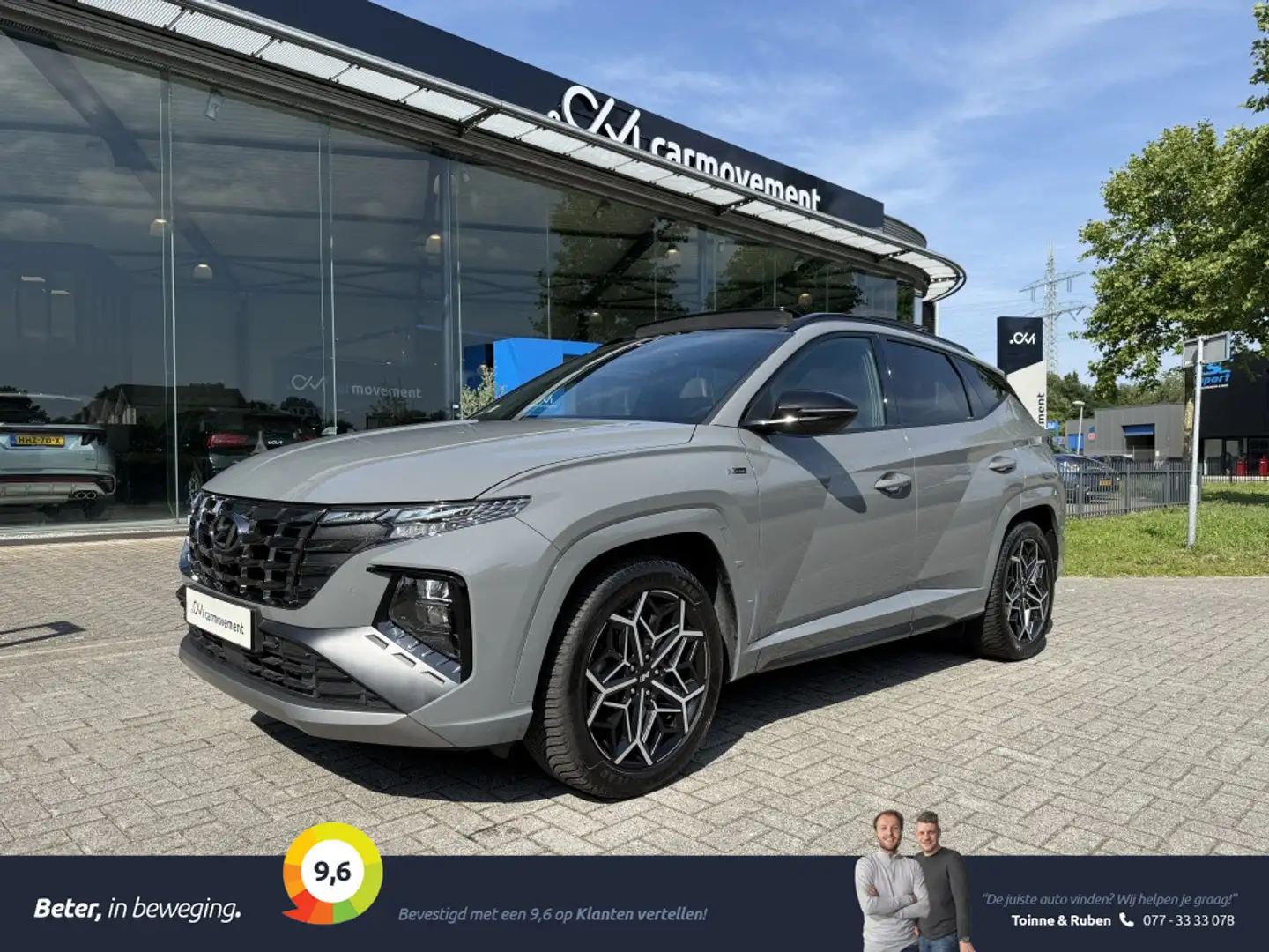 Hyundai TUCSON 1.6 T-GDI 265PK PHEV N-Line Sky | Navi | Panorama Grijs - 1