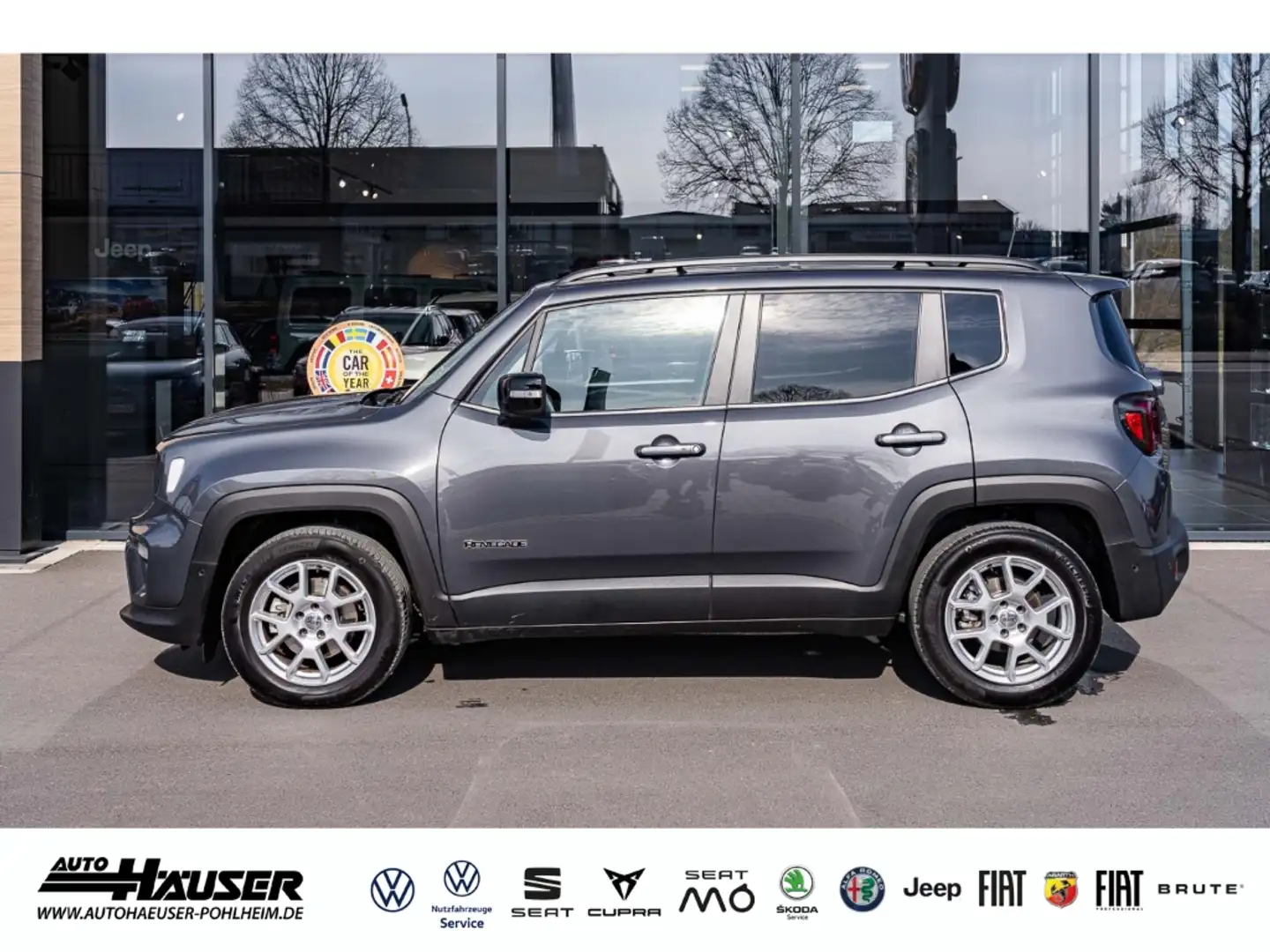 Jeep Renegade E-HYBRID MY23 S-EDITION 1.5 MHEV 48V DCT FWD LEDER Gris - 2