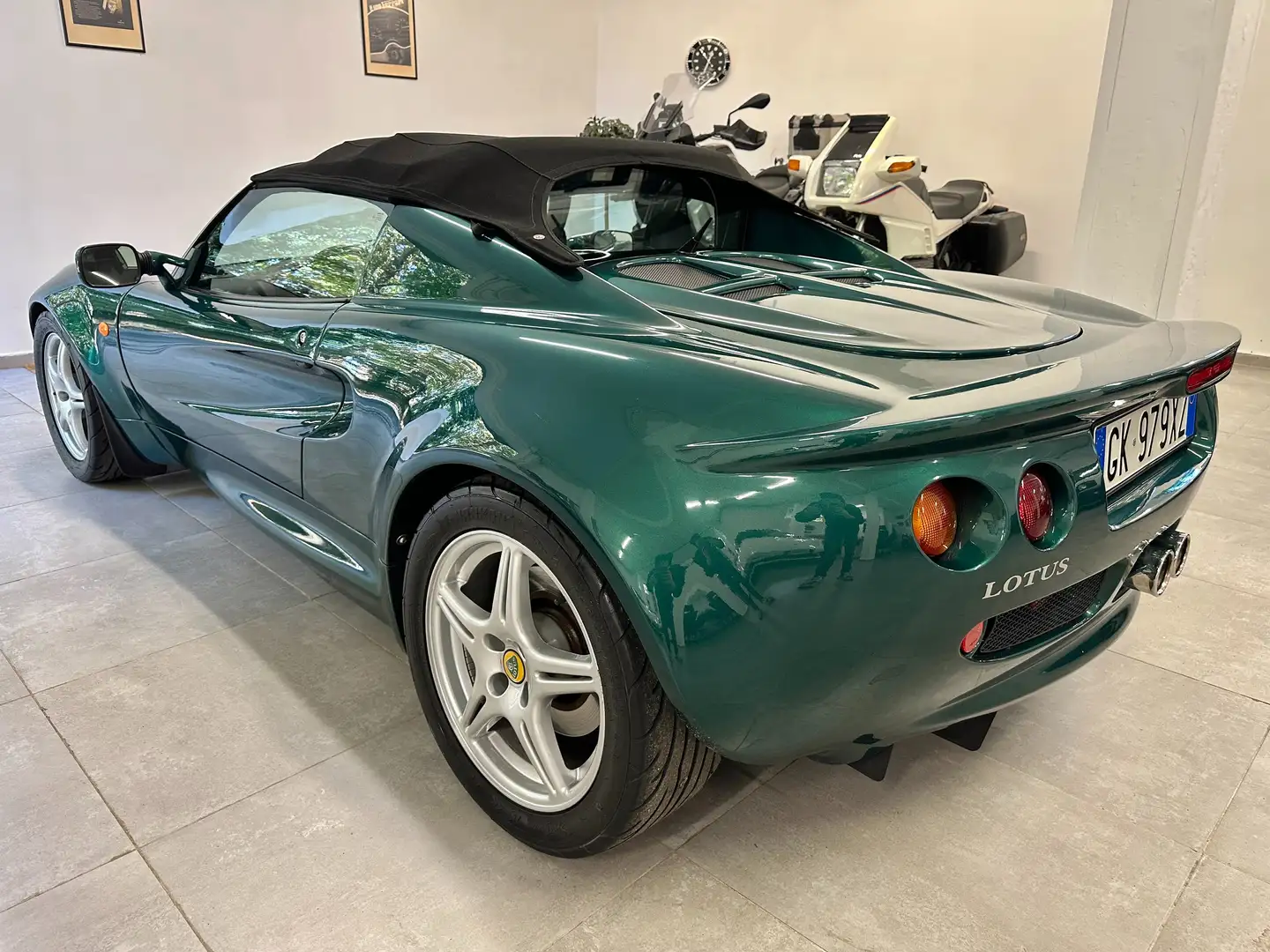 Lotus Elise S1 * ASI * LHD* BOOK SERVICE* BRITISH RACING GREEN Vert - 2