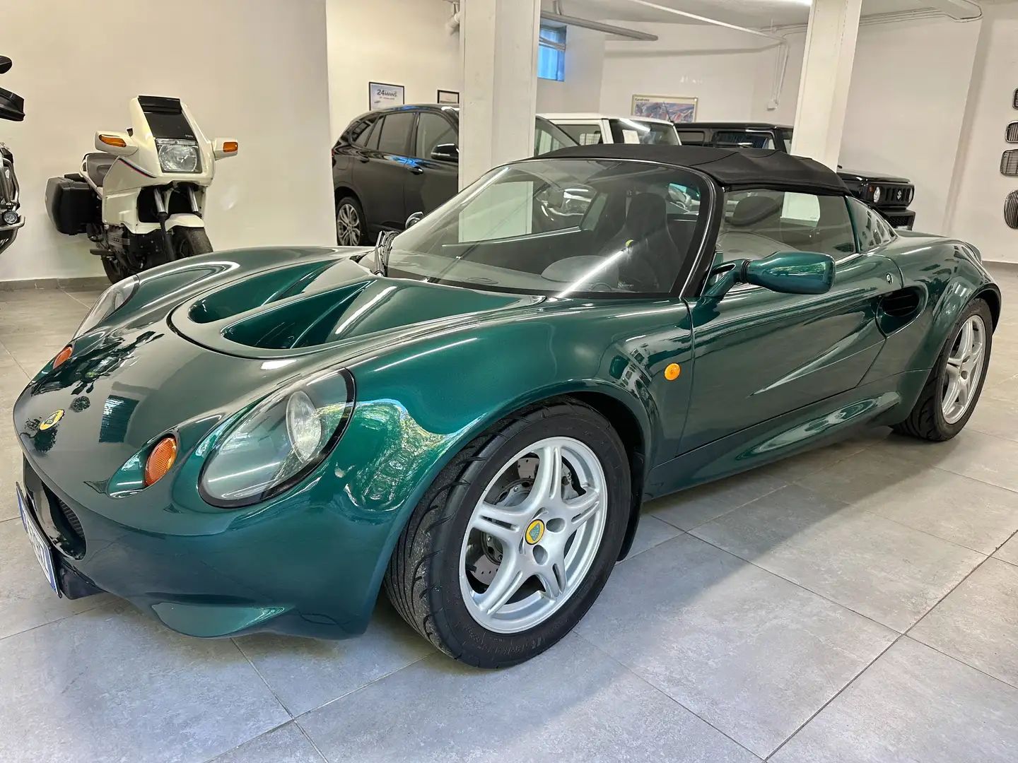 Lotus Elise S1 * ASI * LHD* BOOK SERVICE* BRITISH RACING GREEN Vert - 1