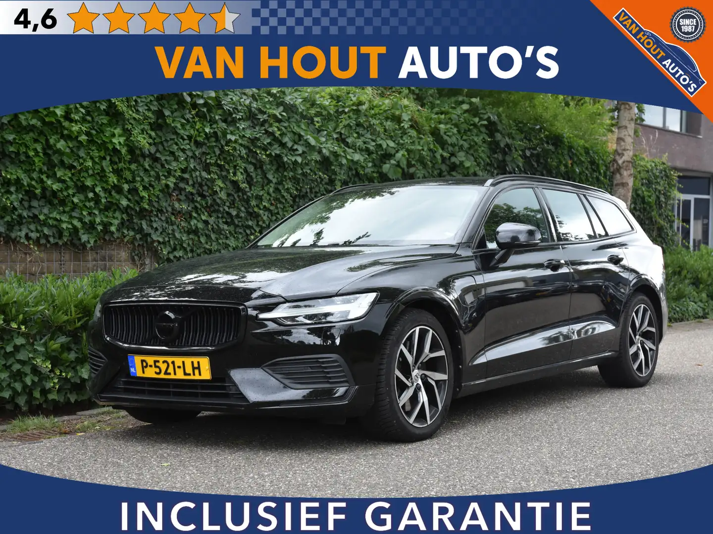 Volvo V60 2.0 T6 Twin Engine AWD Momentum Pro Zwart - 1