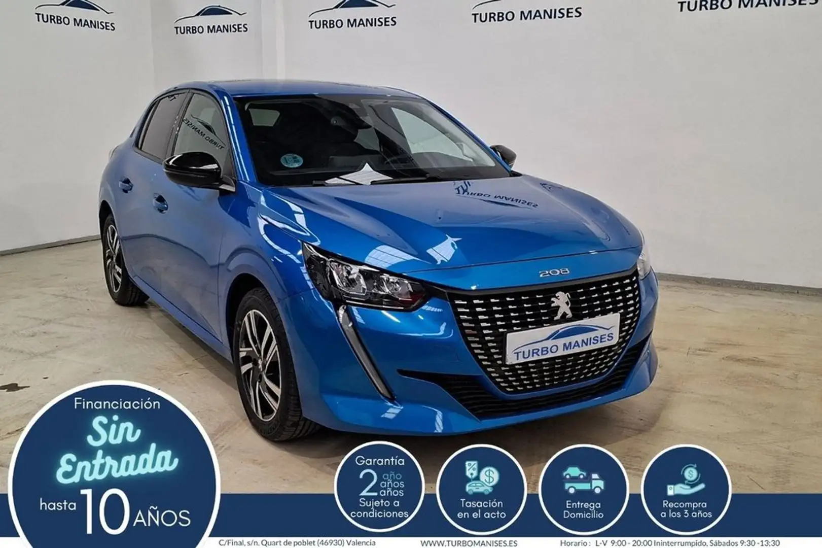 Peugeot 208 Allure Puretech 100 Blau - 1