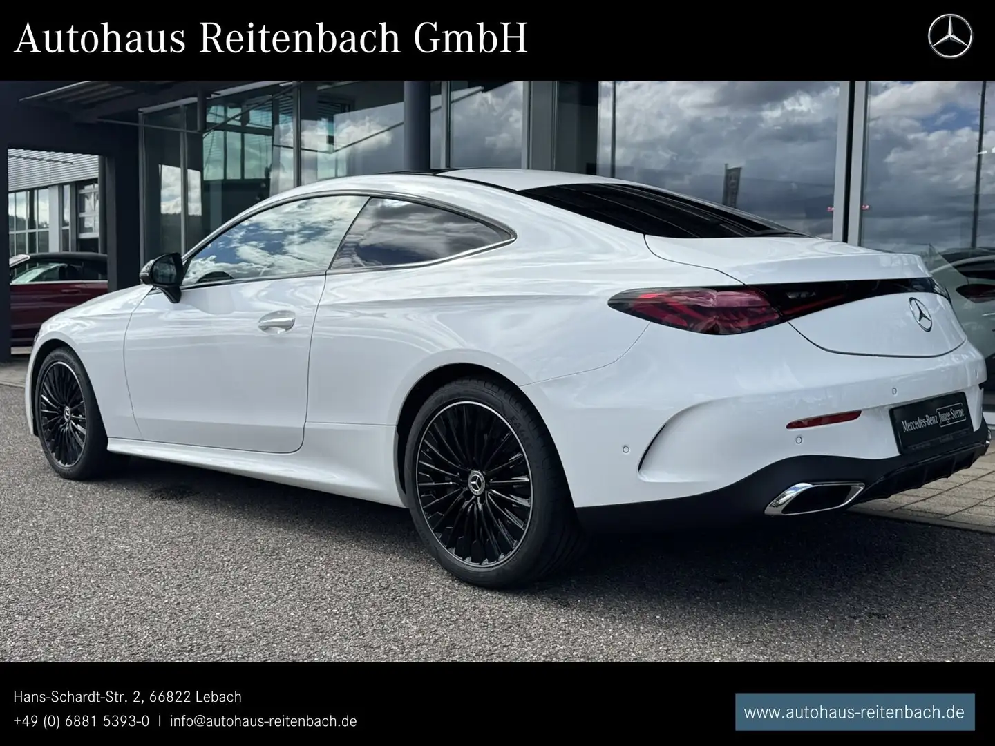 Mercedes-Benz CLE 200 CLE200 COUPE AMG+PANO+360 DISTR+NIGHT+MEMO+TOTWI Wit - 2