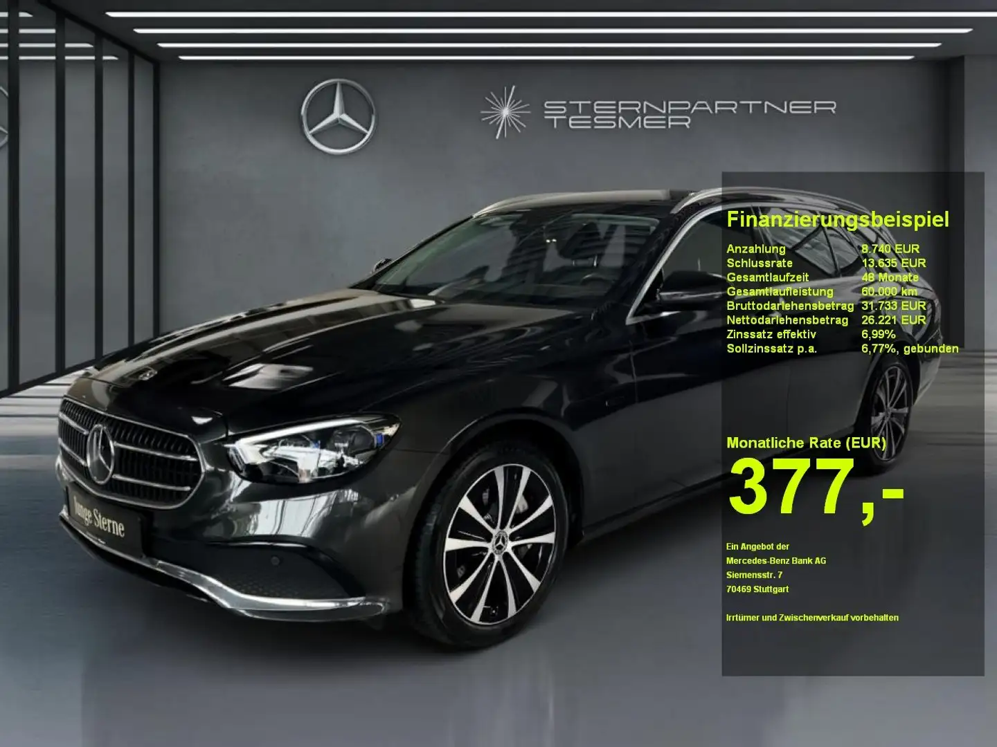 Mercedes-Benz E 300 de T +Avantgarde+MBUX+KAMERA+WIDE+AHK+SHZ Gris - 1