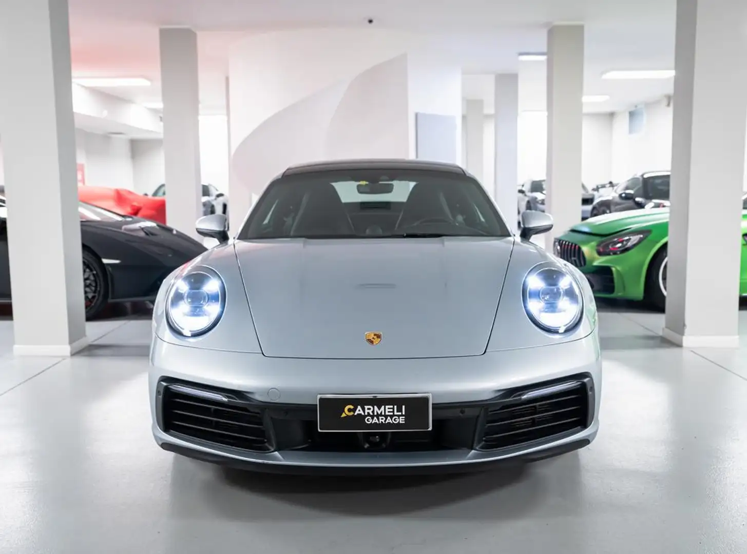 Porsche 911 992 4S COUPE-TETTO-SCARICO SPORT-SOLLEV.-ASSE Argent - 2