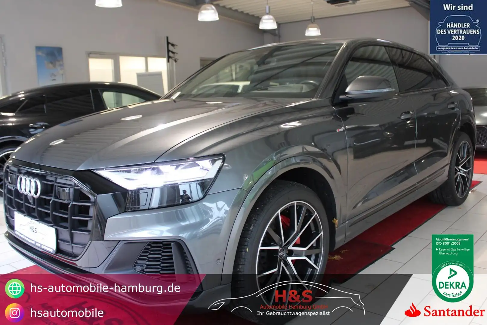 Audi Q8 45 TDI quattro S LINE 360-Kamera Grau - 1