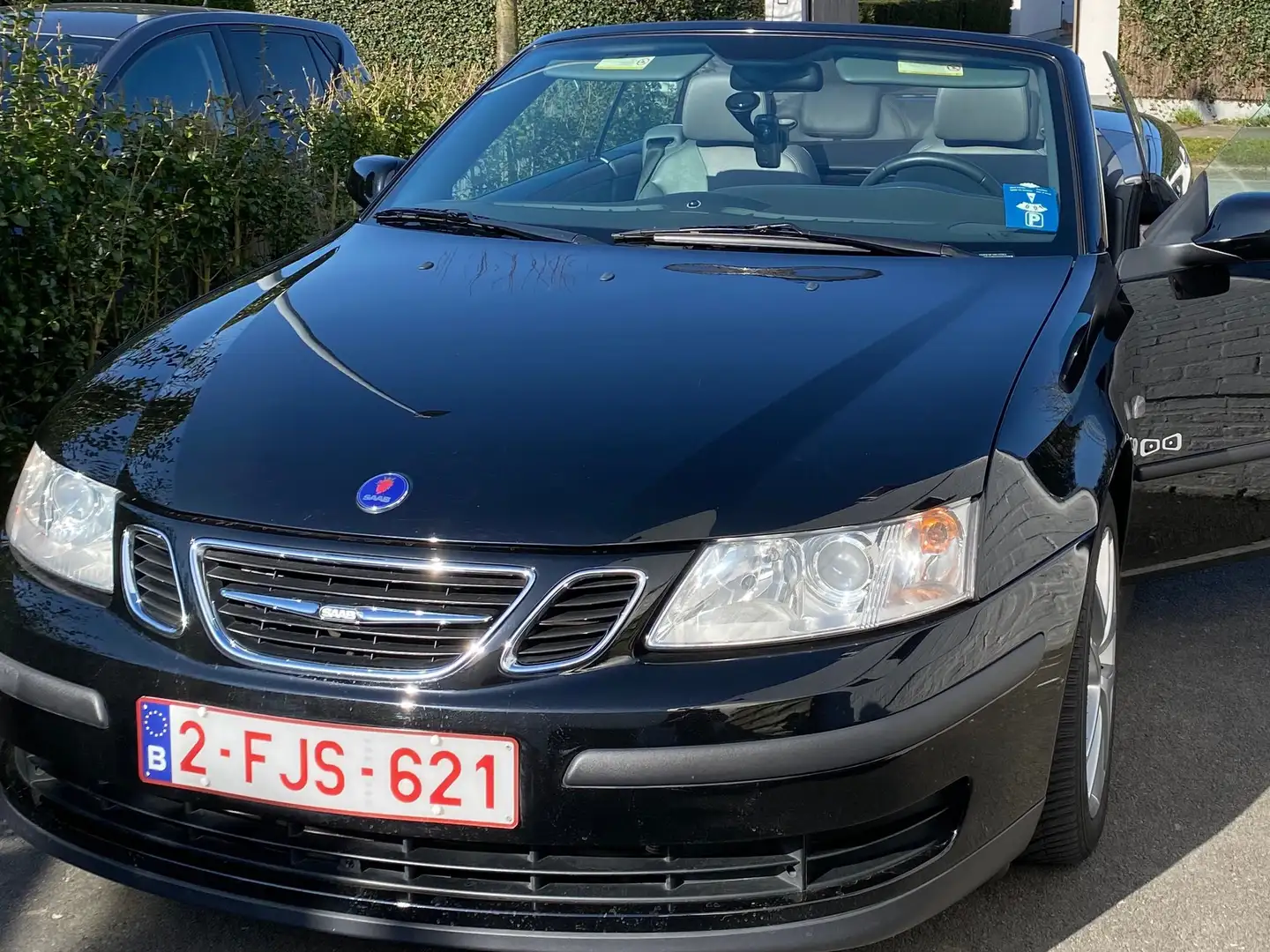 Saab 9-3 9-3 1.8 t Cabrio Linear Zwart - 1