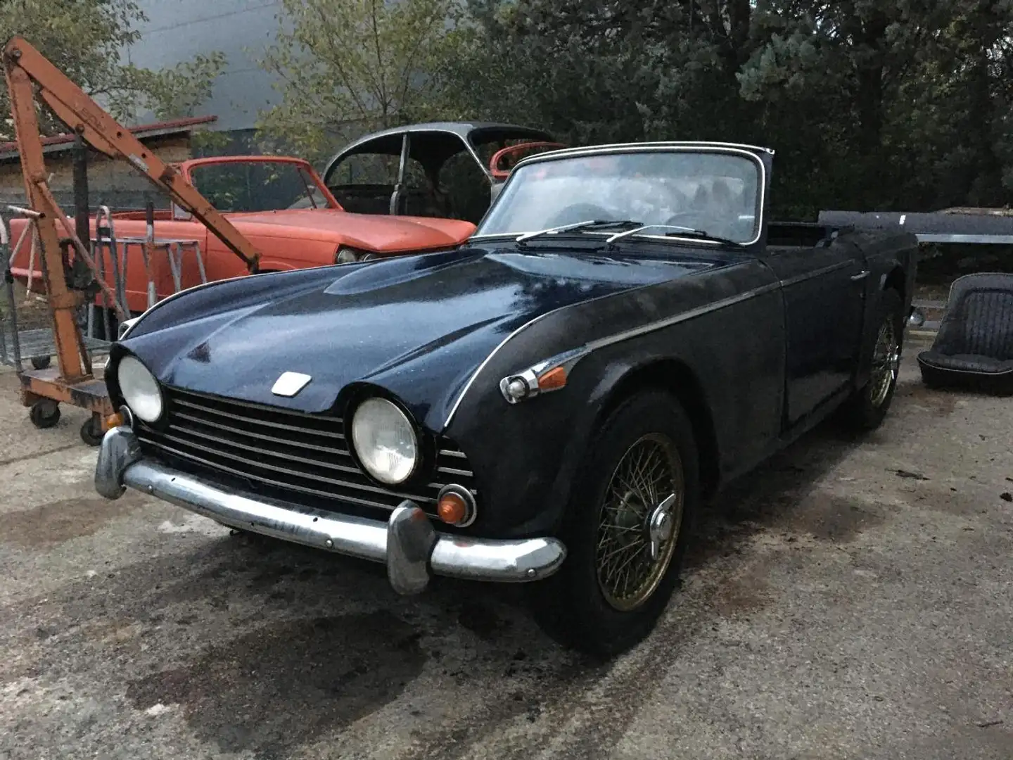 Triumph TR5 PI Bleu - 1