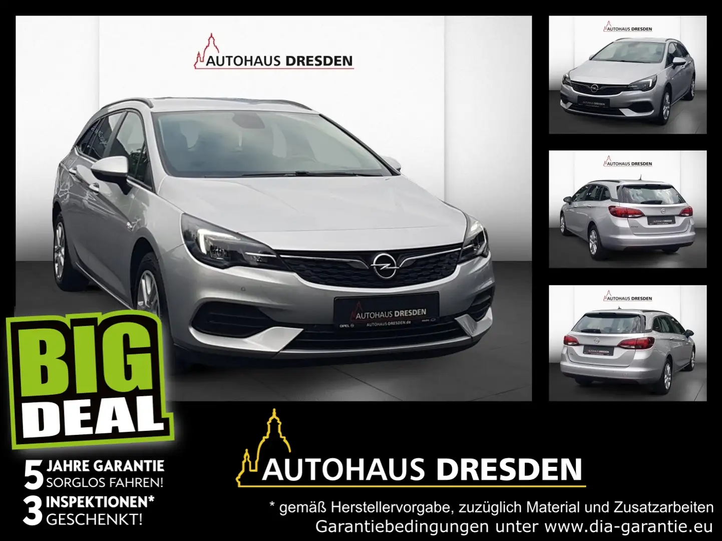 Opel Astra K ST 1.2 Turbo Edition *LED*SHZ*PDC*KLIMA* Argent - 1