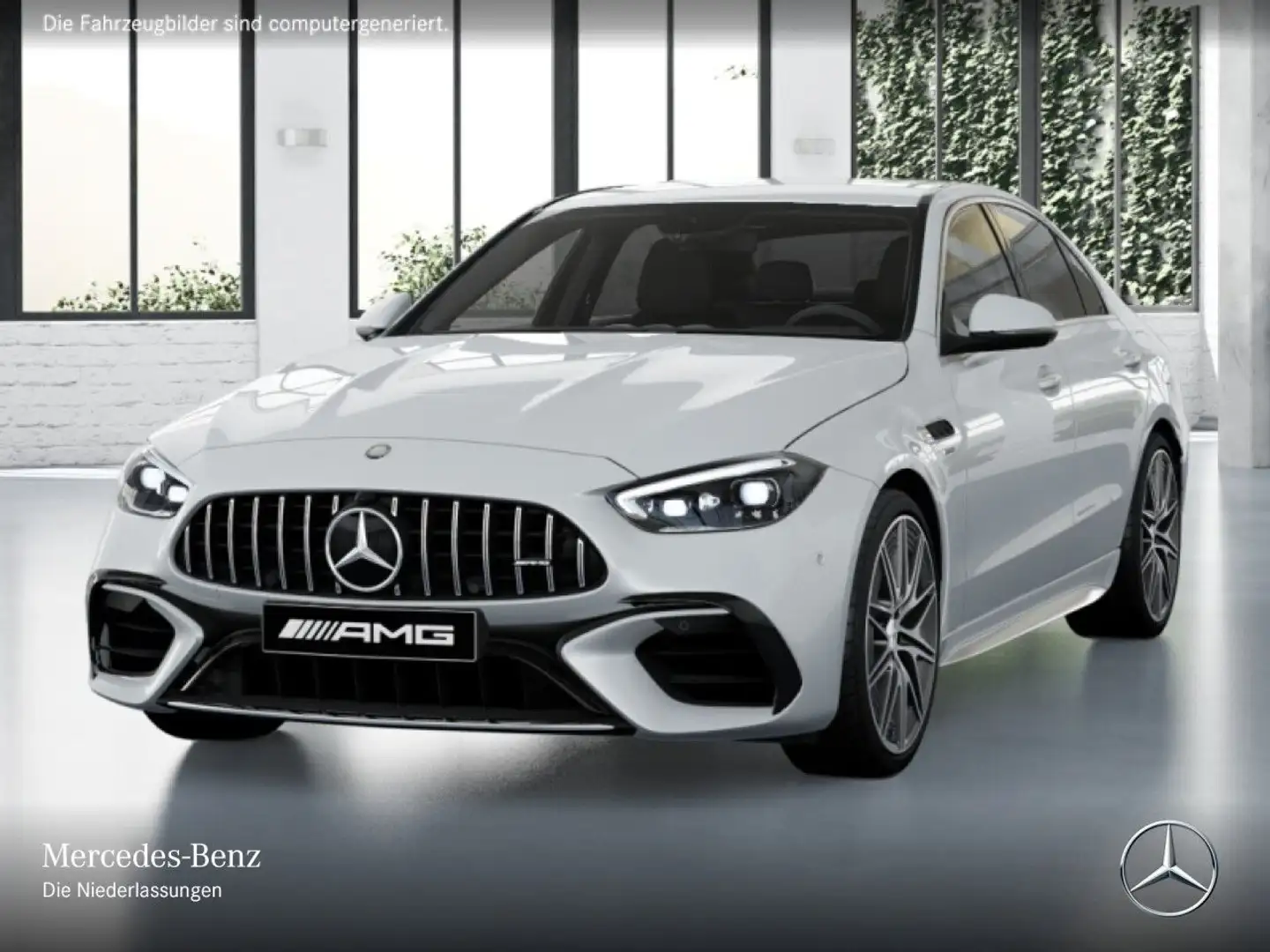 Mercedes-Benz C 63 AMG C 63 S E DRIVERS+360+AHK+TOTW+KEYLESS+9G Weiß - 2