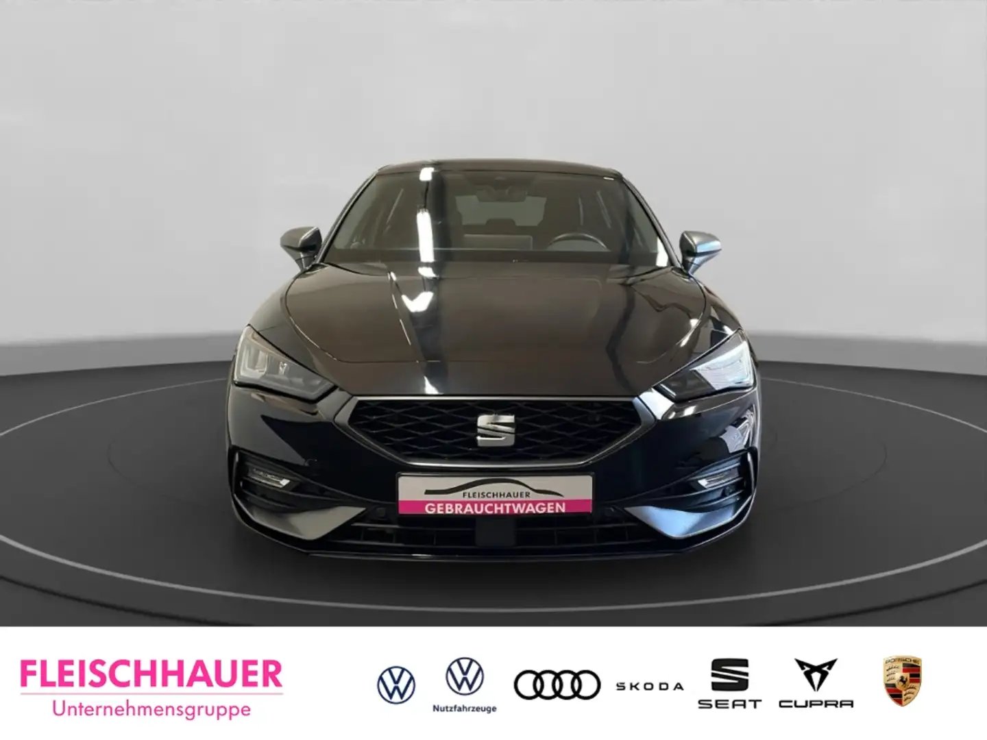 SEAT Leon 2.0 TDI FR LED Android Auto Apple CarPlay Navi DAB Schwarz - 2