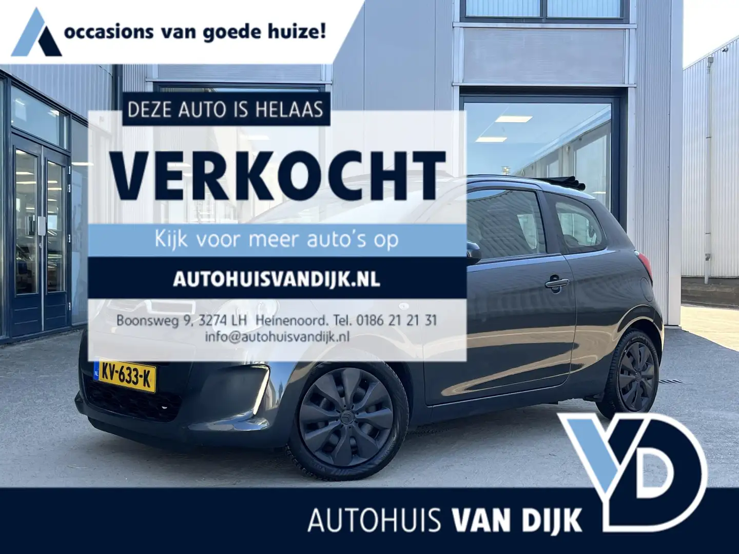 Citroen C1 1.0 e-VTi Shine | Airco/El. Ramen/Speed Limiter/El Gris - 1