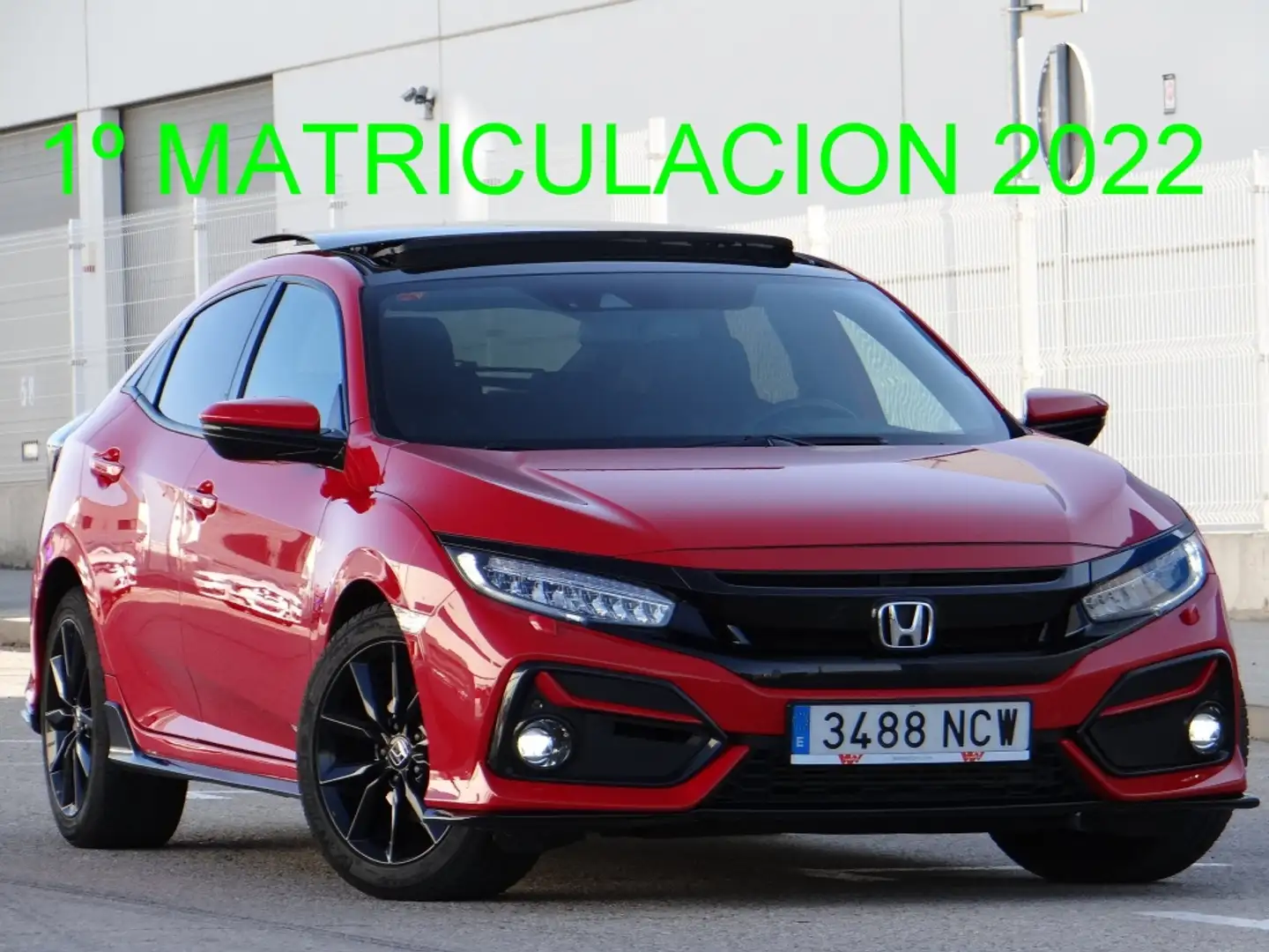 Honda Civic 1.5 VTEC Turbo Sport Rojo - 1