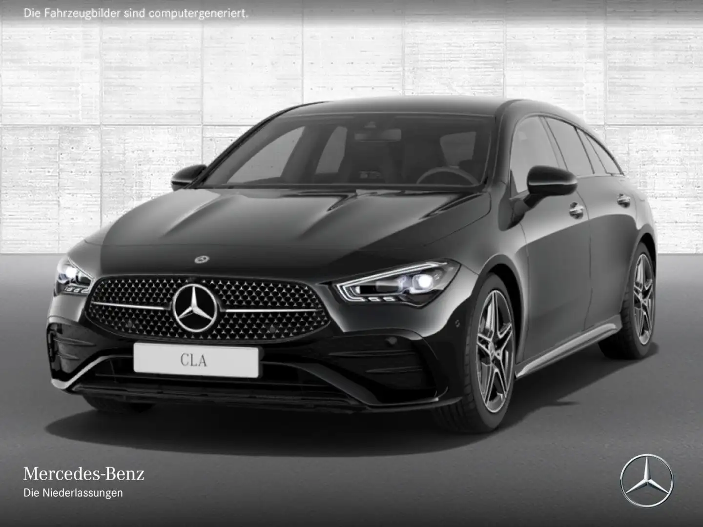Mercedes-Benz CLA 200 AMG+NIGHT+360°+MULTIBEAM+TOTW+KEYLESS+7G Schwarz - 2