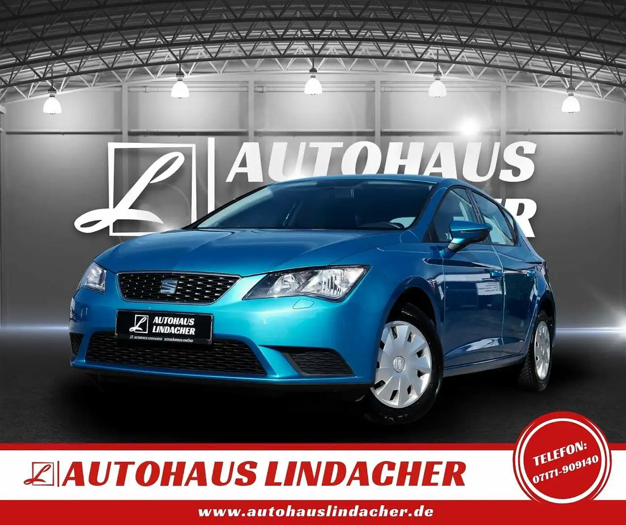 SEAT Leon Reference I SHZ I PDC  I 1.Hand Blau - 1