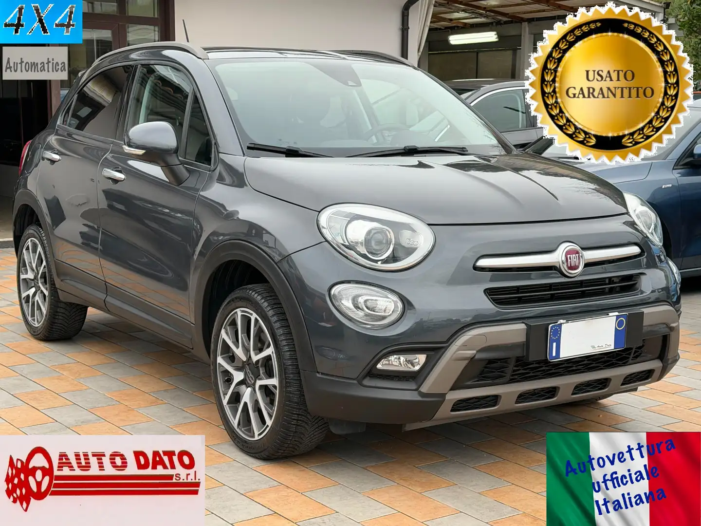 Fiat 500X 4X4 2.0 M.JET 140 cv. AT9 CROSS PLUS (Nav) Grigio - 1