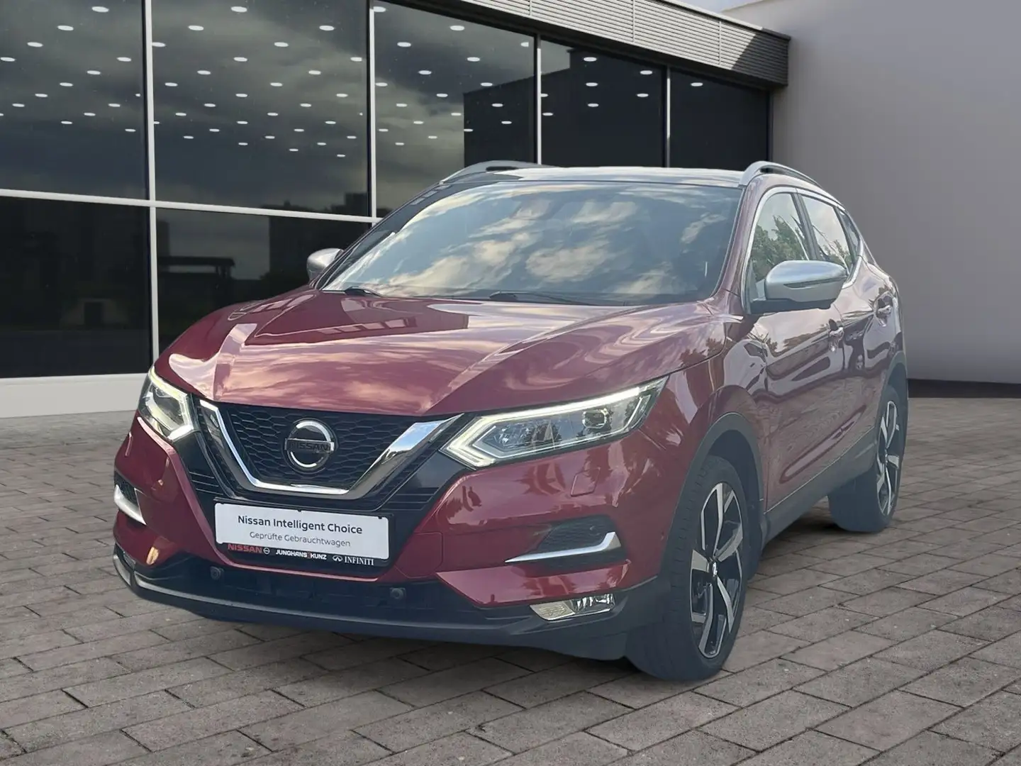 Nissan Qashqai Tekna 1.3 159PS | LEDER | LED | BOSE | 3 Rojo - 2