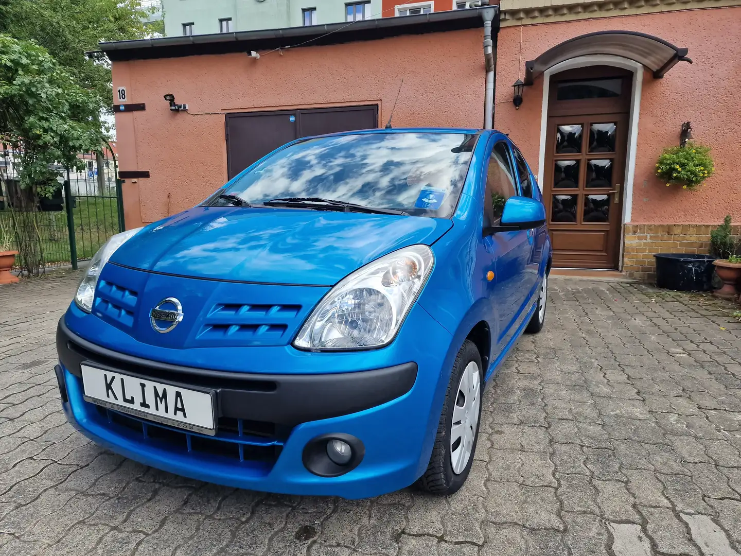 Nissan Pixo 1.0*Klima*TÜV+SERVICE NEU*39TKM!SEHR GEPFLEGT Синій - 1