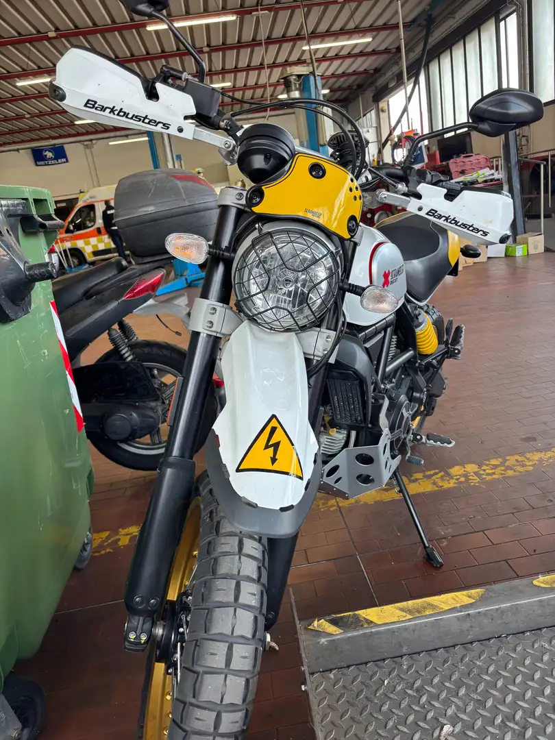 Ducati Scrambler 800 desert sled Alb - 1