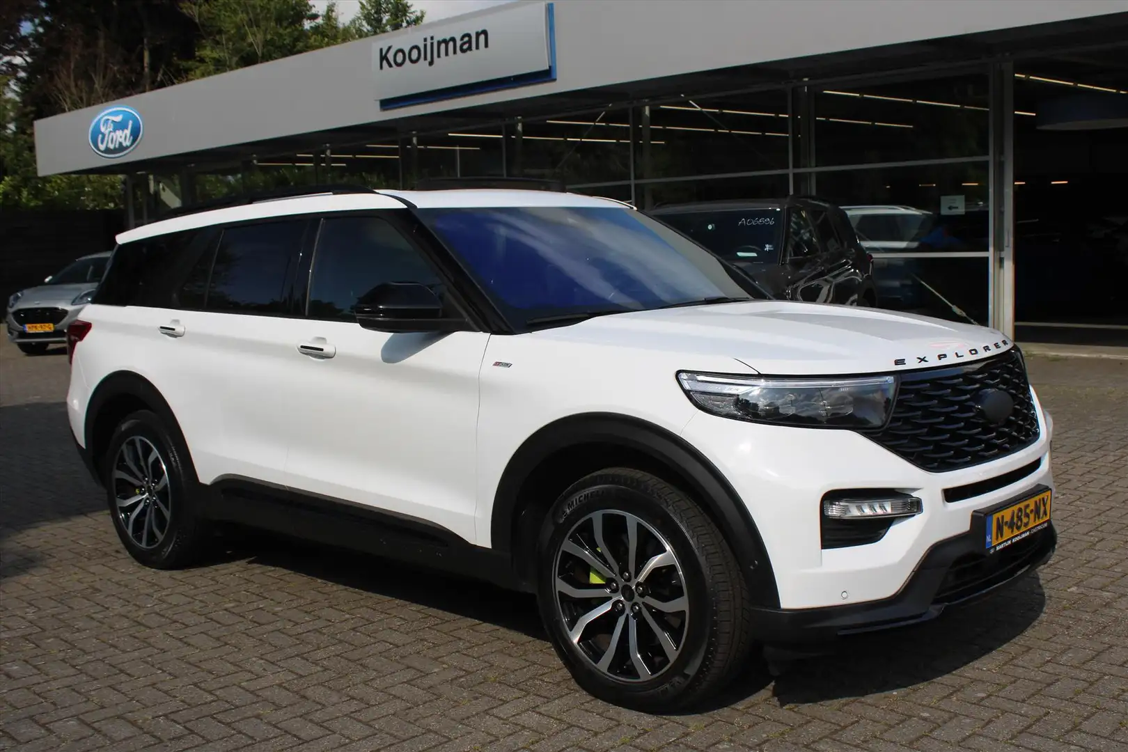 Ford Explorer 3.0 V6 EcoBoost PHEV 457pk Aut ST-Line, Trekhaak Blanc - 2