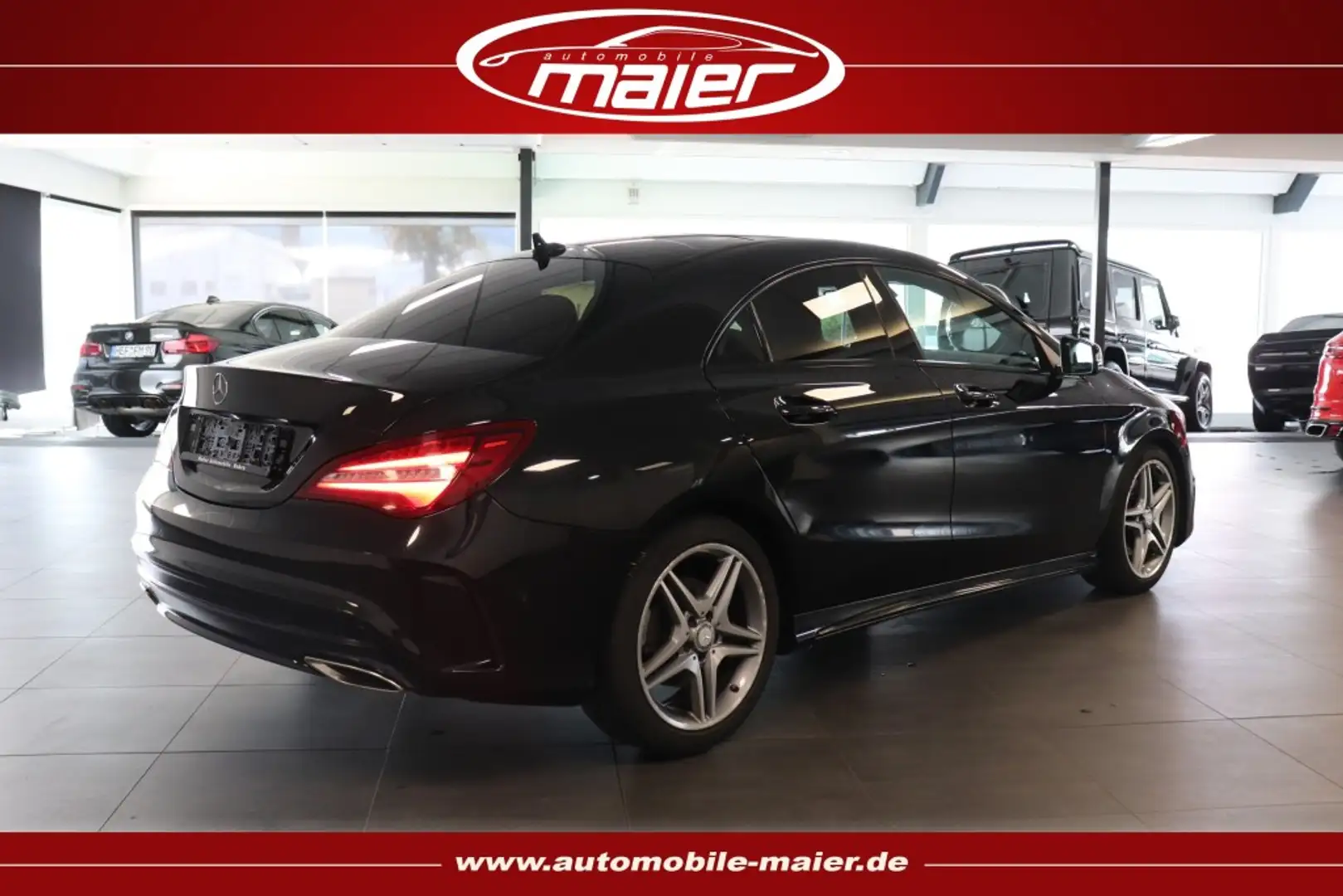 Mercedes-Benz CLA 220 AMG Line Night 4M.-Nav-KAM-H K-LED-SHZ- Чорний - 2