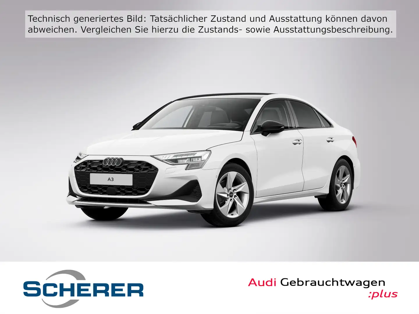 Audi A3 30 TFSI advanced S tronic NAVI KAME Weiß - 1