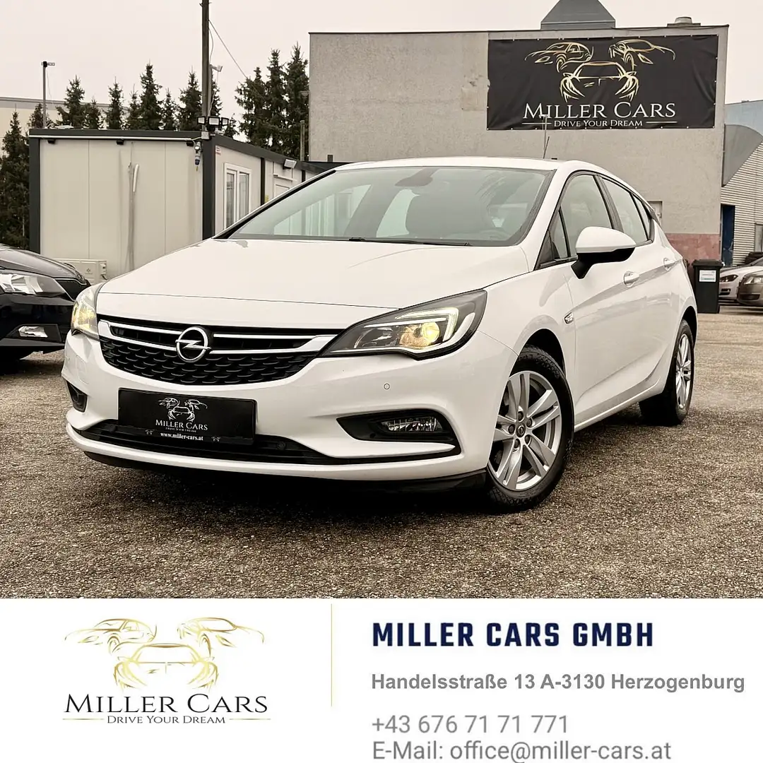 Opel Astra 1,0 Turbo ecoflex Direct Injection Edition St./... Weiß - 2