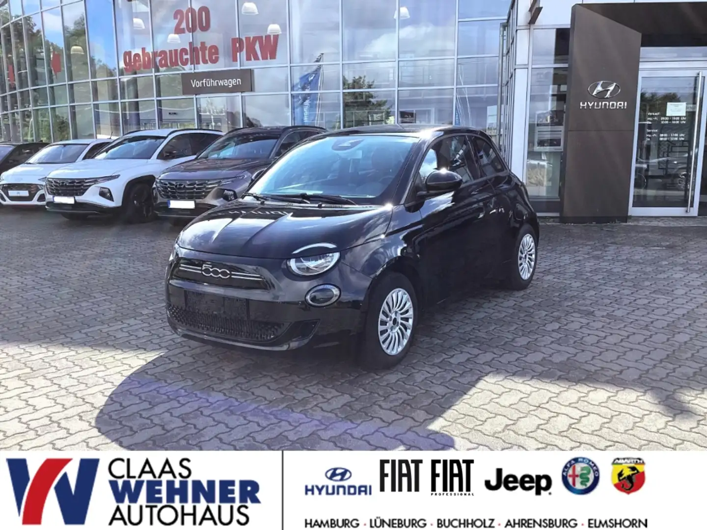 Fiat 500e Action MJ22 95 PS Schwarz - 1