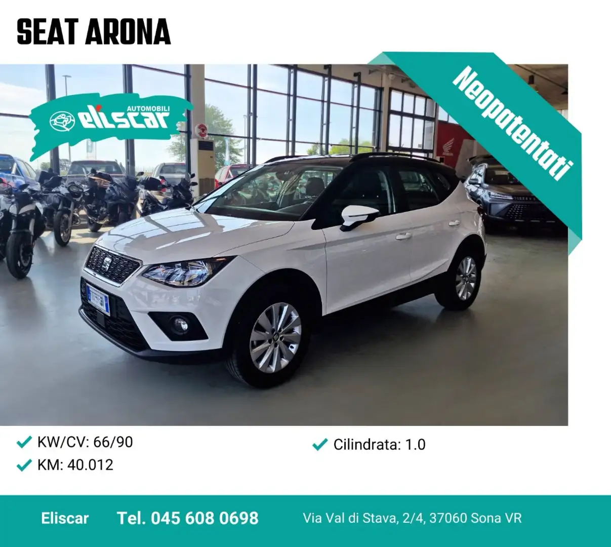 SEAT Arona 1.0 TGI Bianco - 1