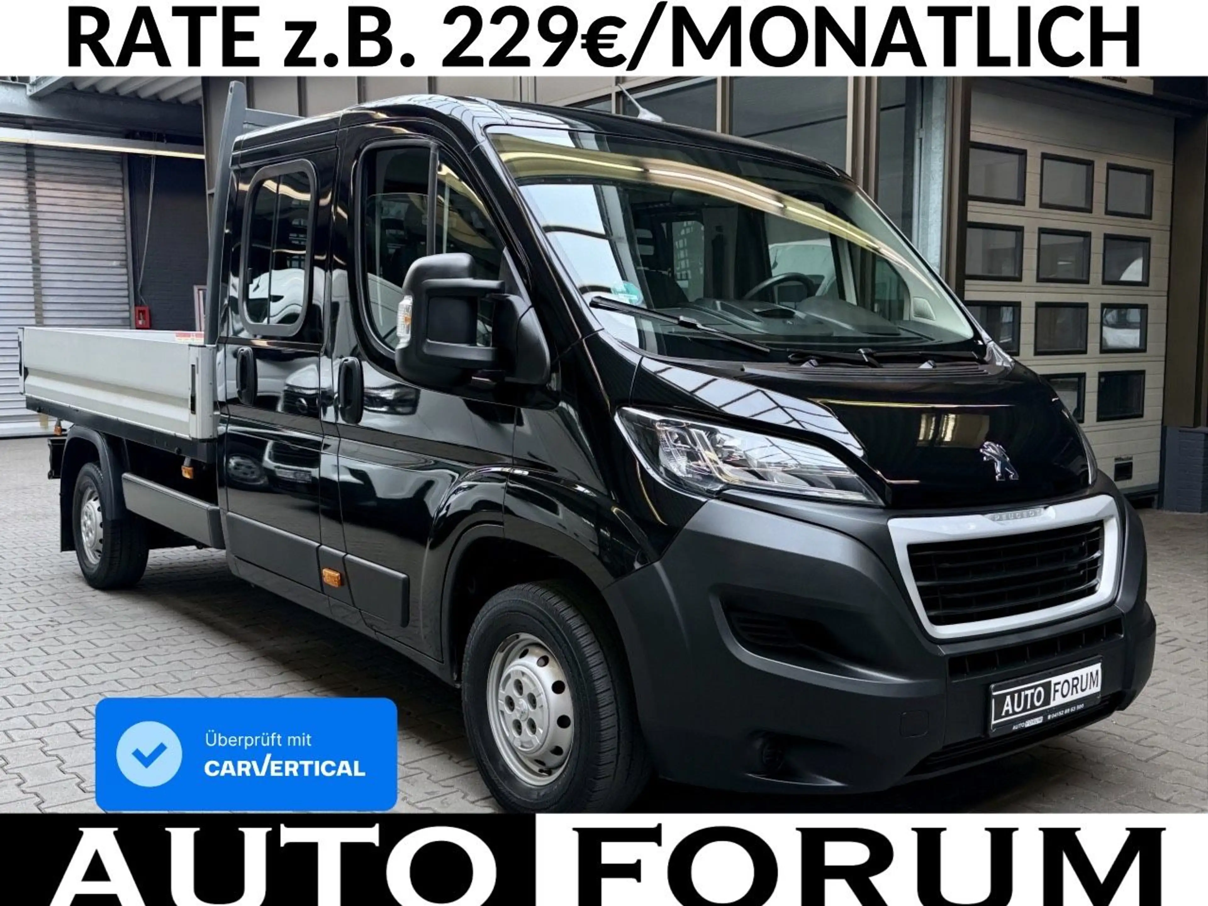Peugeot Boxer 2.2 D L3 PRITSCHE DOKA 7-SITZER KLIMA DAB